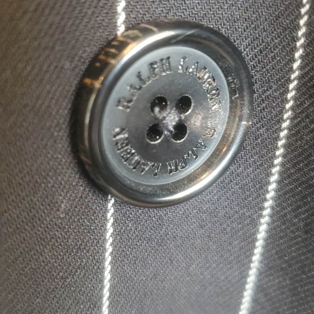 Ralph Lauren Purple Label pinstriped 3 pc suit - Picture 2 of 9